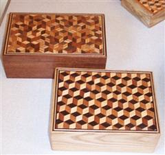 Chequered boxes by Mike Fisher